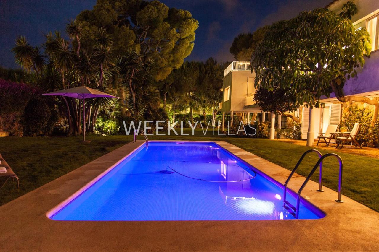 Villa Sitges Tupinetti Beach At 1 Min Walk Amaizing Garden And View Center Sitges 5 Minutes Walk エクステリア 写真